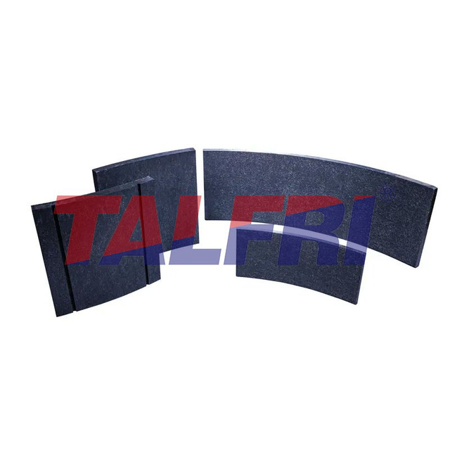 Brake lining pads for oil drilling winch and engineering machinery
