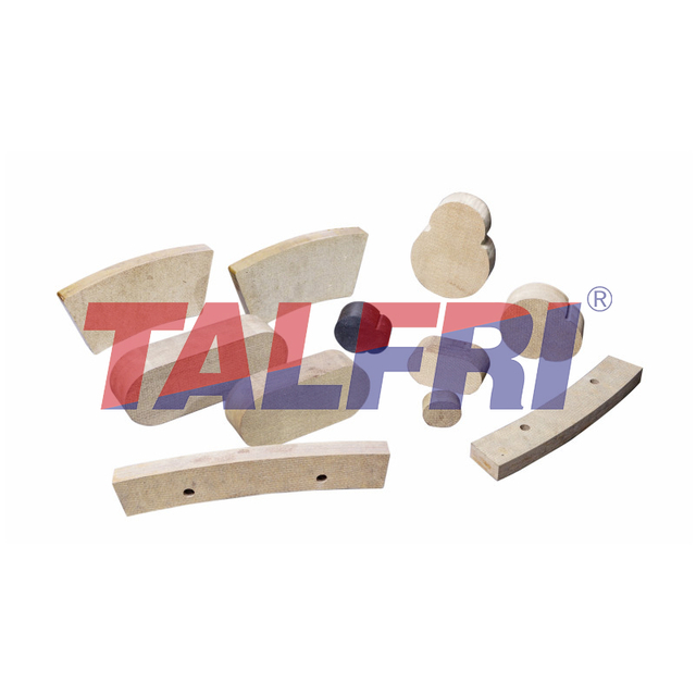 Machinable dynamic non asbestos brake pads for industrial clutch 