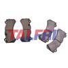 Custom high quality carbon carbon brake pads match for the carbon carbon brake rotors of BWM/ Ferriari/Nissan