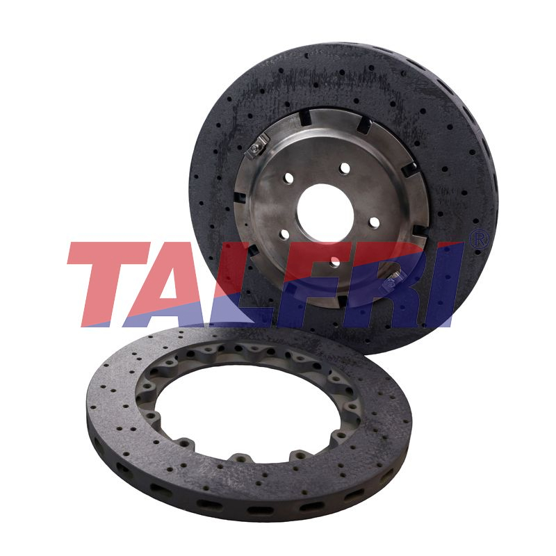 High Performance Lightweight carbon ceramic brake rotors+brake pad for racing car Nissan GTR-35