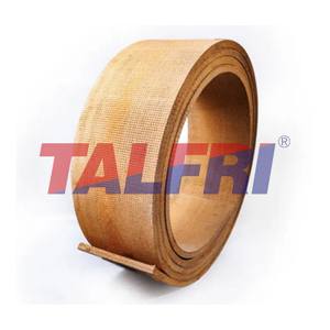 Yellow color non asbestos cooper wire woven brake band material 