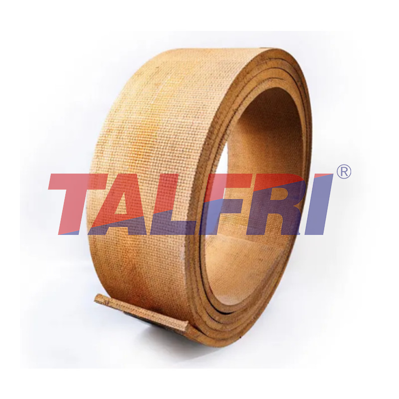 Yellow color non asbestos cooper wire woven brake band material 